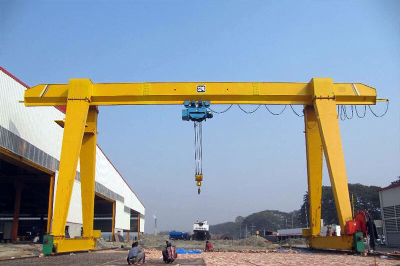 Chinese style A frame single beam gantry crane 