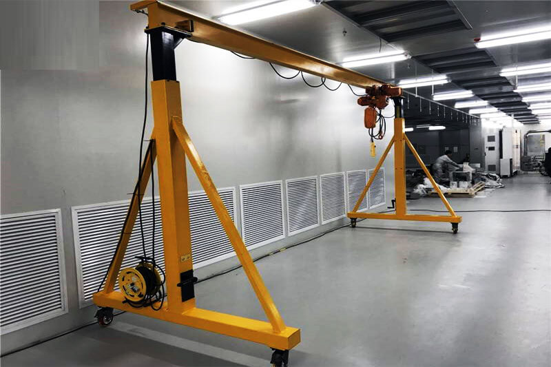  Portable Gantry Crane: Easy Move, Portable & Adjustable Design - Steel Gantry Series