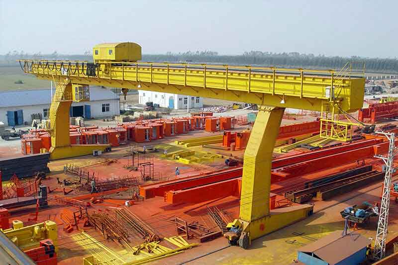 L leg Single Girder Gantry Crane with Hoist Trolley Brunei