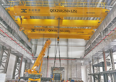 250 ton double girder overhead crane