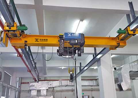 Underhung overhead crane for sale Egypt with capacity up to 10 ton 