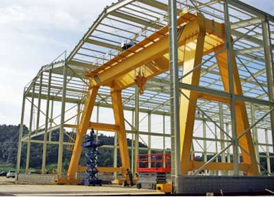 European style dobule girder gantry crane  - European Style of Yuantai Crane Company