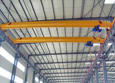 Single girder overhead crane with CD/MD electric wire rope hoist - Overhead Crane Series of Yuantai Crane Company