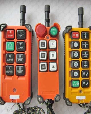 Wireless remote control for single girder low profile bridge crane