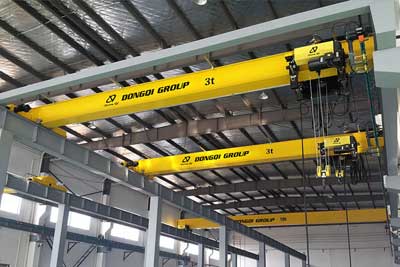 single girder low profile bridge crane with FEM standard wire rope hoist