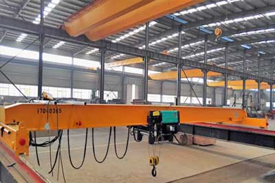 CD/MD wire rope hoist top running single girder ovehread crane