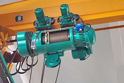 CD/MD wire rope hoist top running single girder ovehread crane