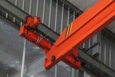 End carriages / end truck for single girder underslung cranes