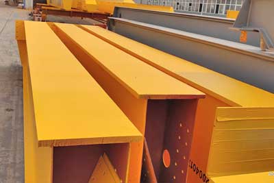 Main girder of single girder overhead crane 