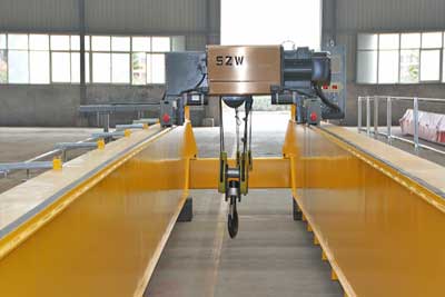 Double girder overhead crane