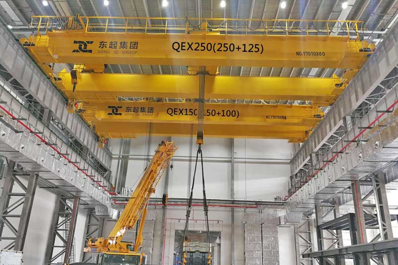 Heavy Duty Overhead Crane, European Double Girder Open Winch Crane - QDX Series 