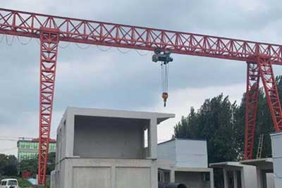 Single girder truss gantry crane 