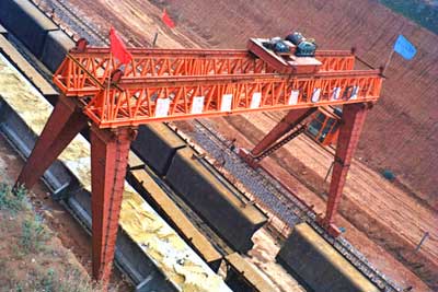 Double girder truss gantry crane