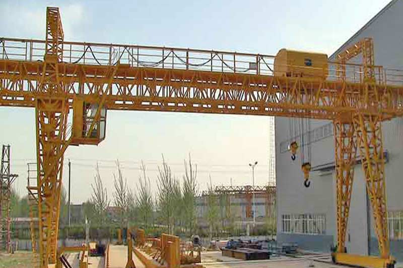 Truss girder double beam gantry crane