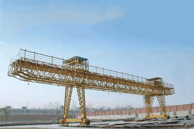 Truss type double girder gantry crane 