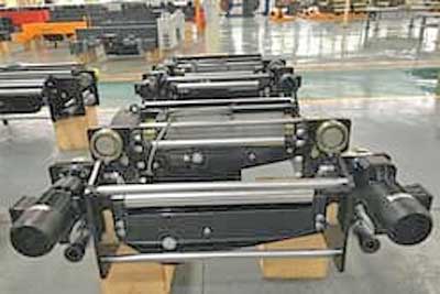 Gantry low headroom hoist - main parts of European style single girder gantry crane