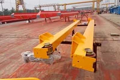 Ground beam - main parts of European style single girder gantry crane