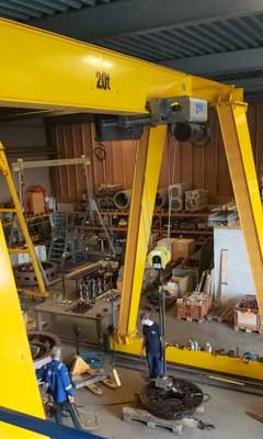 20 ton single girder gantry crane for sale Poland