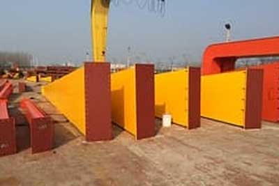 Supporting leg - main parts of European style single girder gantry crane