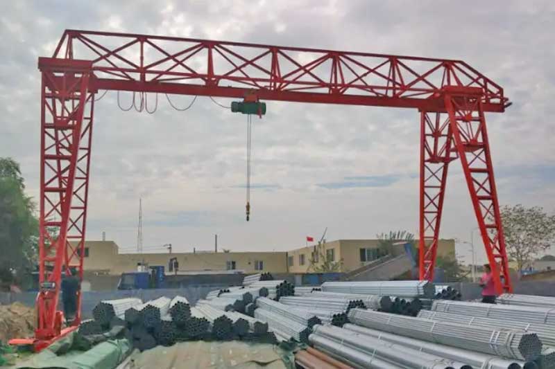 Truss girder gantry crane