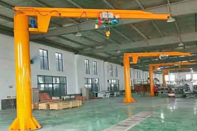 Rotate jib crane for indoor use 