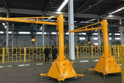 Light weighted portable jib crane 