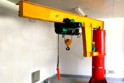 270 rotating jib crane with cantilever design 