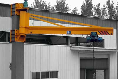 Tie rod wall / column mounted jib crane 