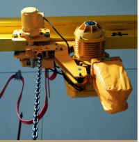   Low headroom electric chain hoist for single girder overhead crane