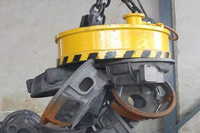 Steel Scrap Handling 40 ton  Electromagnetic Bridge Crane