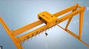 Semi Gantry Crane | Economical One Leg Gantry Crane 