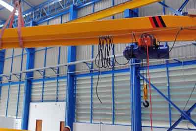  Electric wire rope hoist for single girder crane installation