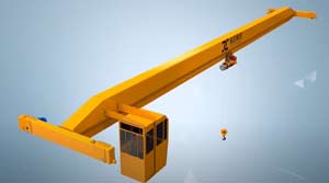 Top Running Single Girder Overhead Crane 