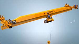  Under Running Single Girder Overhead Crane 