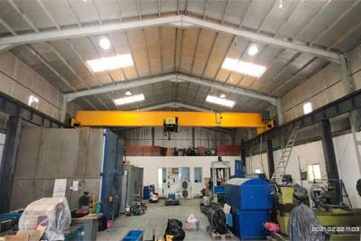 European style electric wire rope hoist for single girder overhead crane 