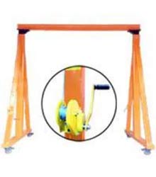 PT2-1 adjustable by winch portable gantry  