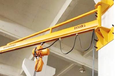 Kbk closed track tie rod wall mounted jib crane