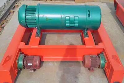 Electric cable hoist fixed on hoist trolley frame for double girder crane as lifting system which can travel along girder 