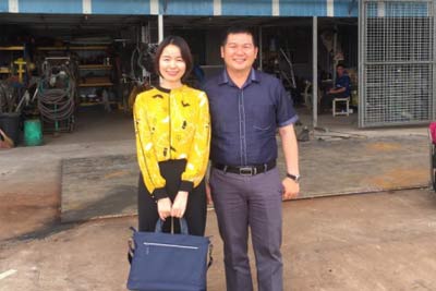 Visiting client in Malaysia
