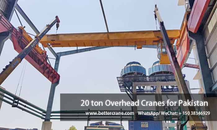 20 tond double girder overhead crane for sale Pakistan