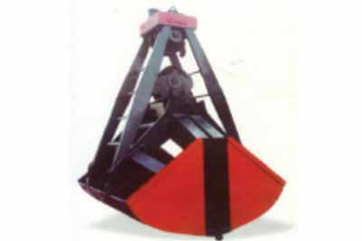 Clamshell grab bucket for steel mill overhead cranes