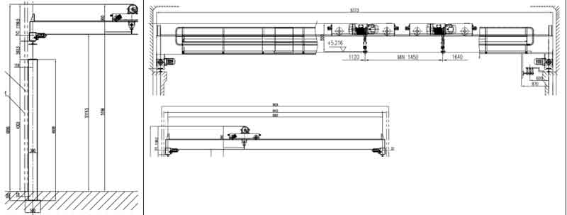 3 ton overhead crane for Maldives clients 