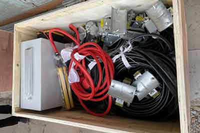 Electrics, crane controls and other parts for sale Angola