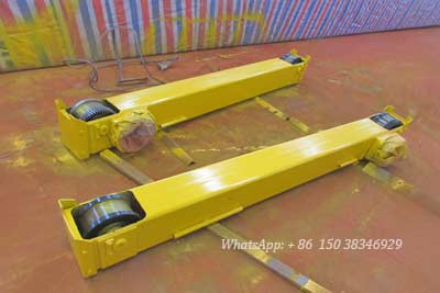 End carriages of 3 ton overhead crane