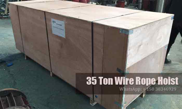 35 ton double girder wire rope hoist for sale Egypt 