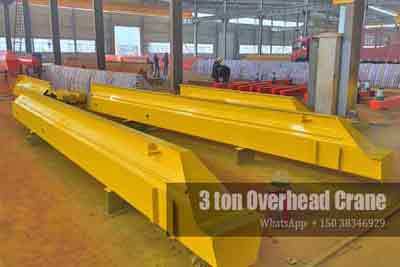  3 Ton Overhead Crane & Steel Structure for Sale Uruguay