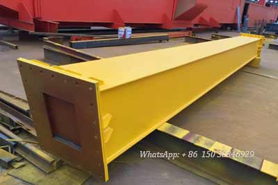 After paiting of 50 ton double girder gantry crane supporting legs