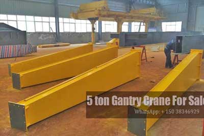 5 Ton Single Girder Gantry Crane for Sale Australia Good Price