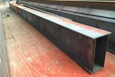 Main girder of the 5 ton single girder gantry crane