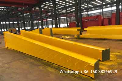 Supporting legs painted for 8 ton gantry crane Saudi Arabia project